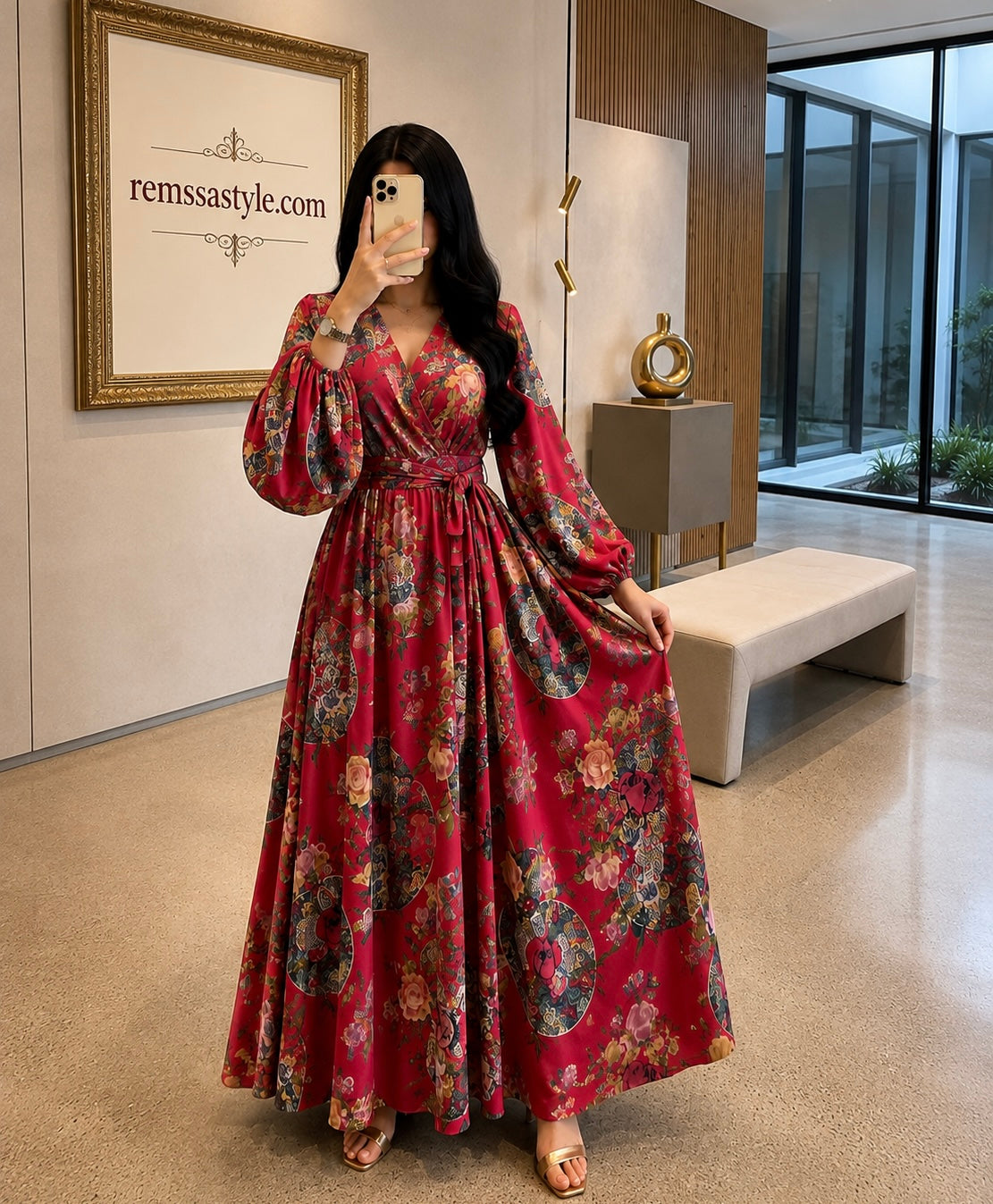 Robe فستان لؤلؤة قمرزية