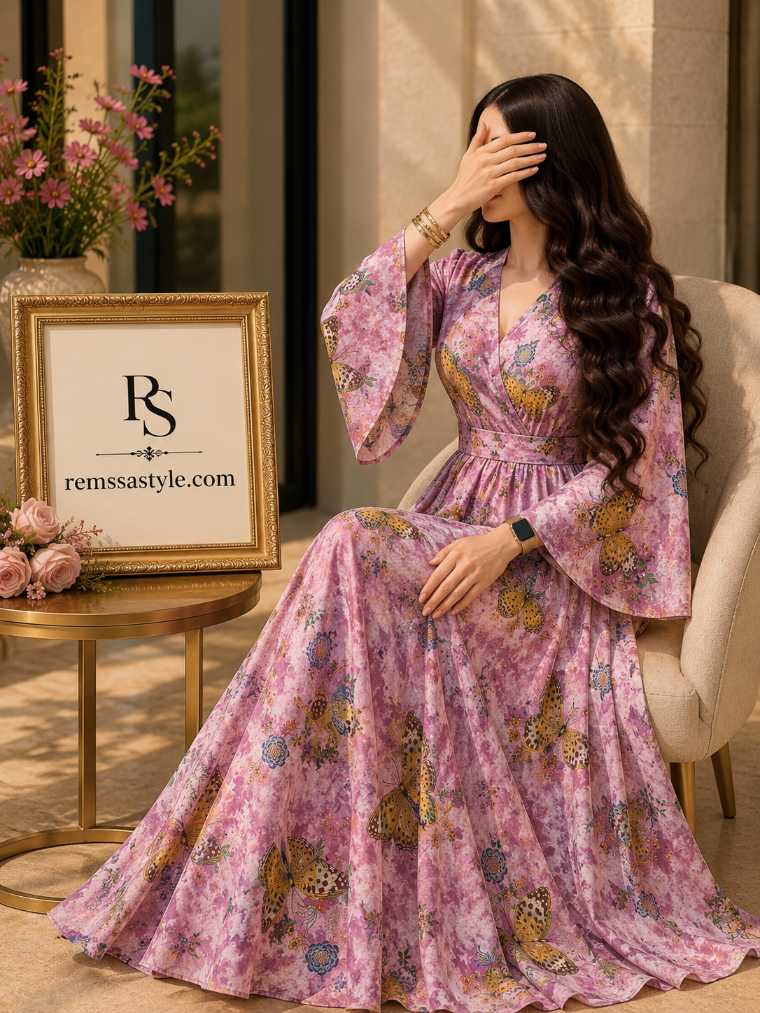 Robe Charme de  Papillons فستان يحر الفراشات