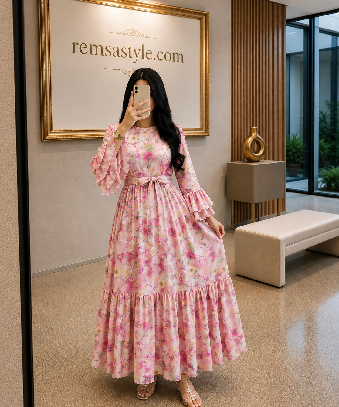 Robe فستان بثلاث الربيع 🌺🌸🌼