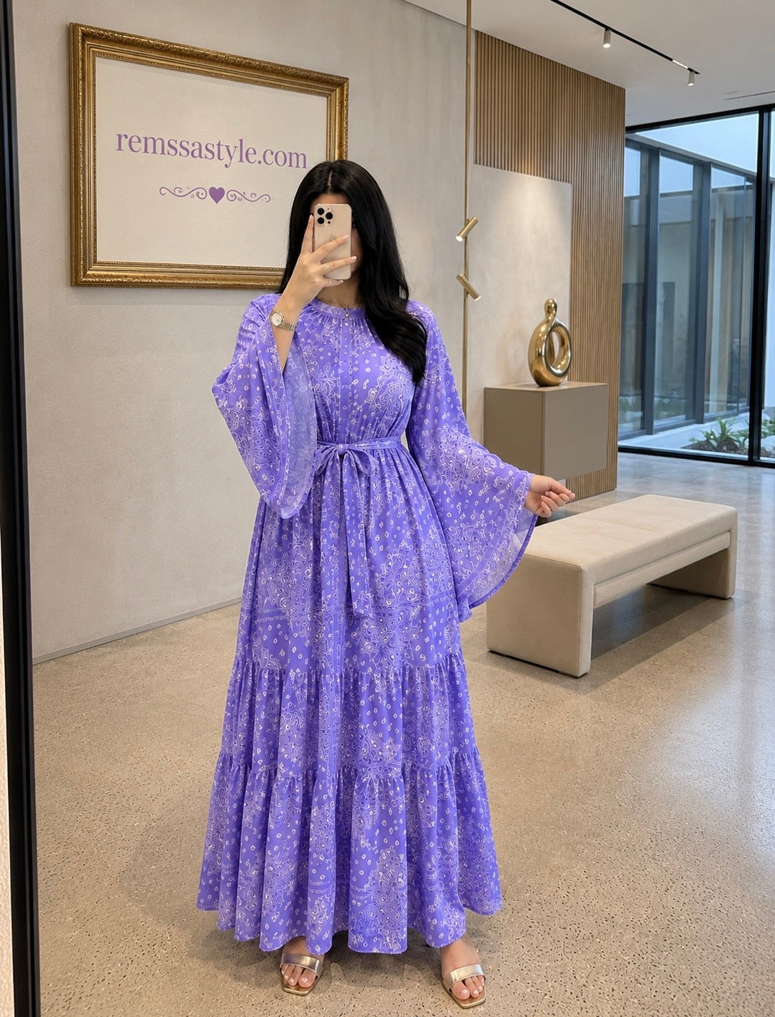 Robe lavande فستان سحر اللافندر