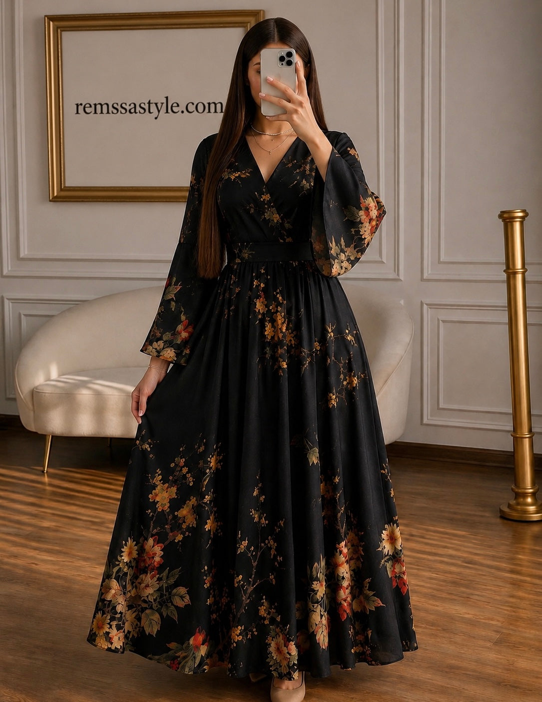 فستان سحر حديقة الليل Robe