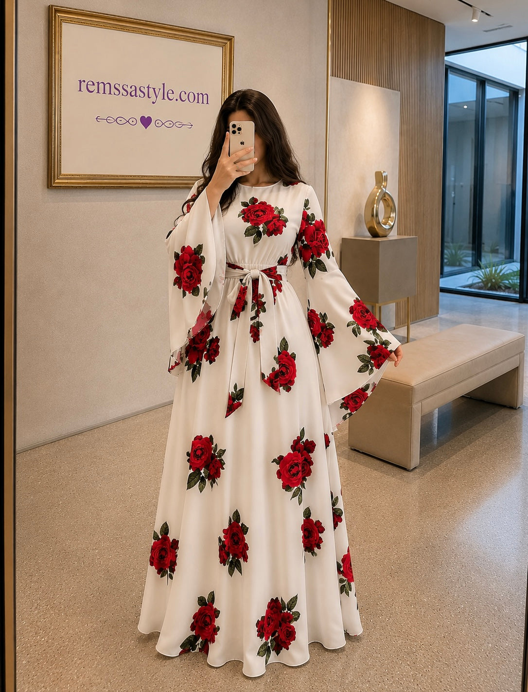 Robe فستان وردة القصر