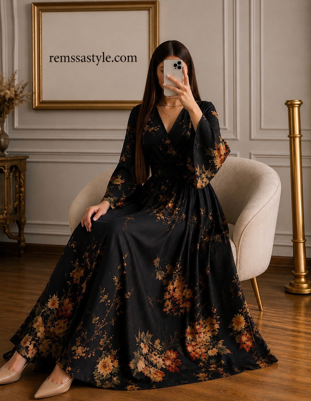 فستان سحر حديقة الليل Robe