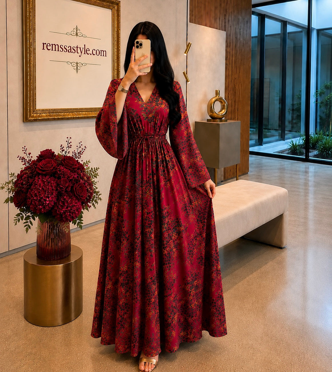 فستان سحر العنبر 🌺Robe