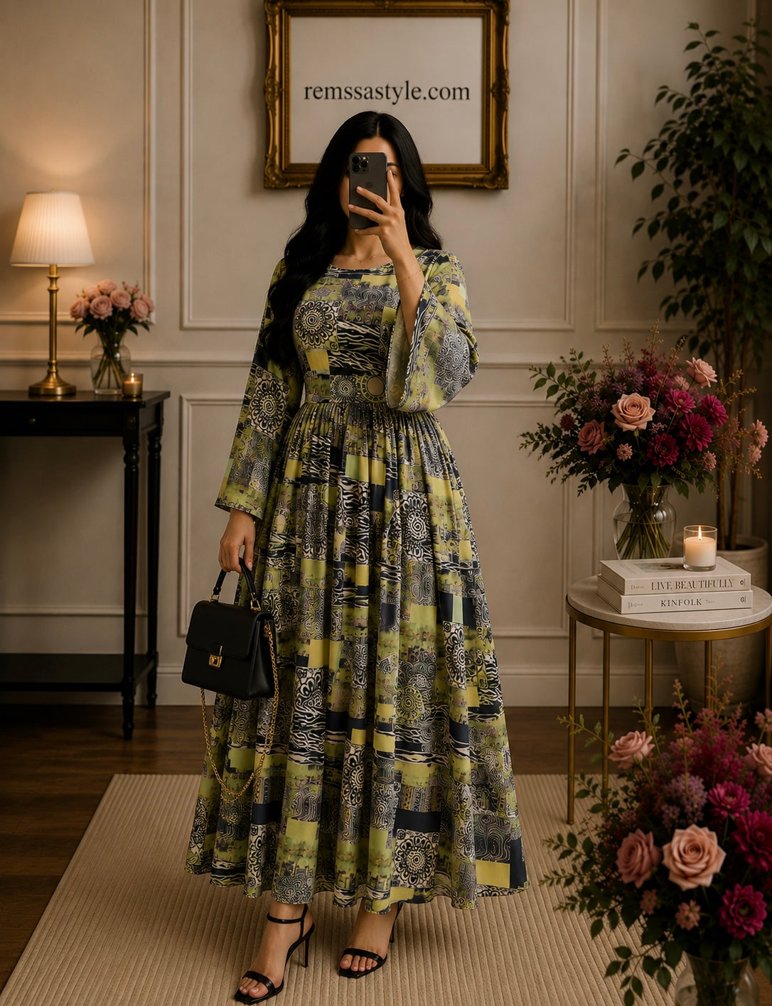Robe فستان سحر فستق