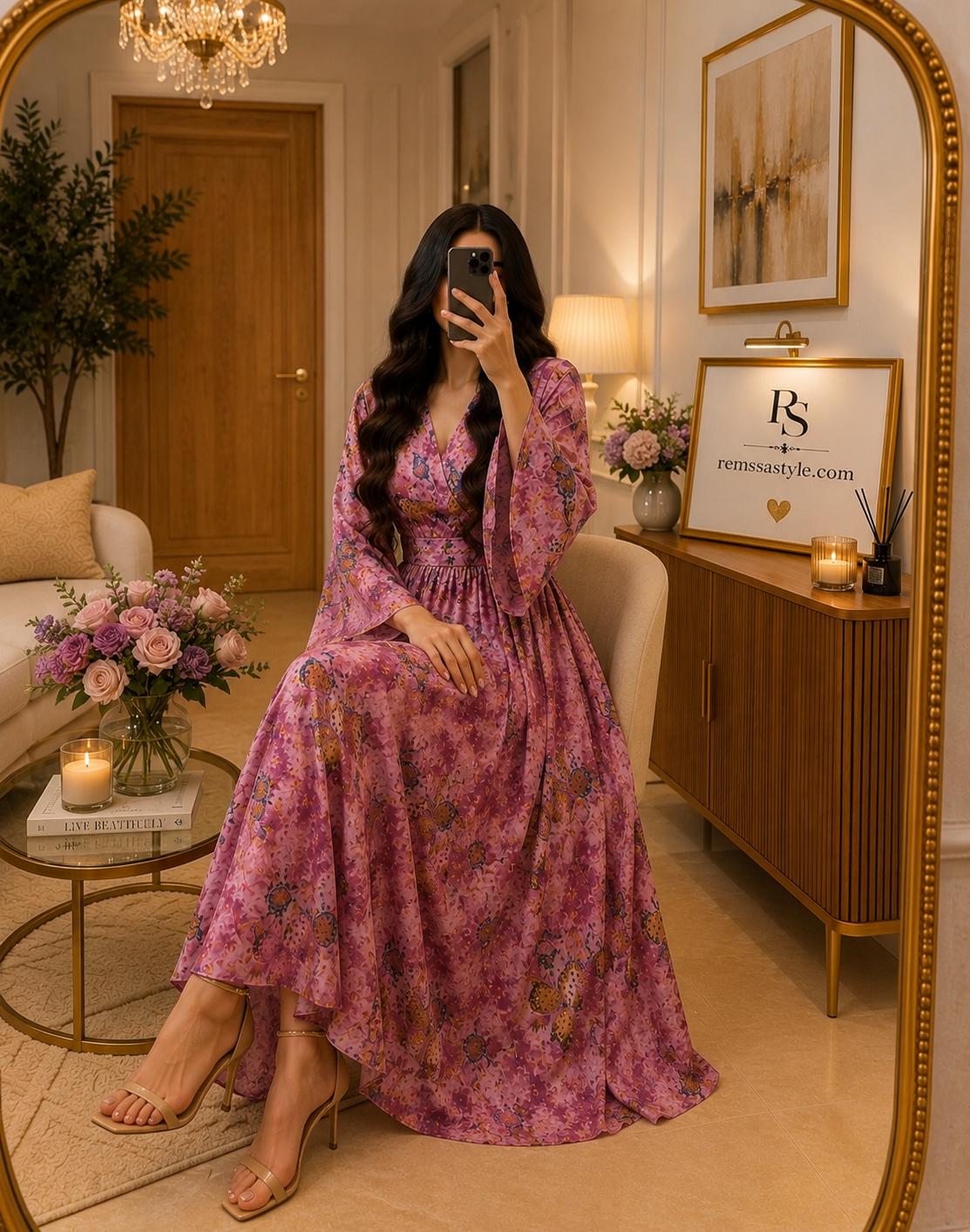 Robe Charme de  Papillons فستان يحر الفراشات