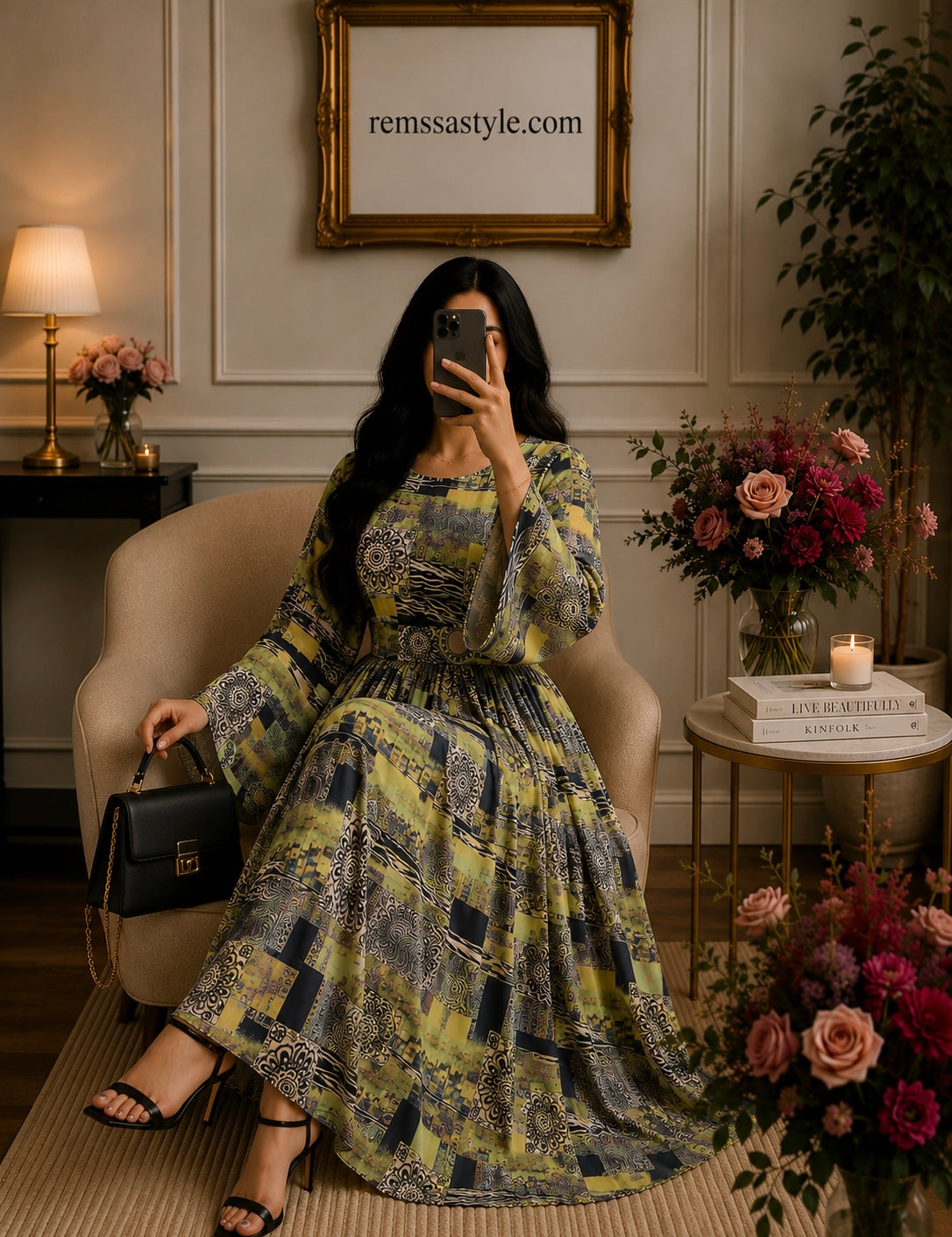 Robe فستان سحر فستق